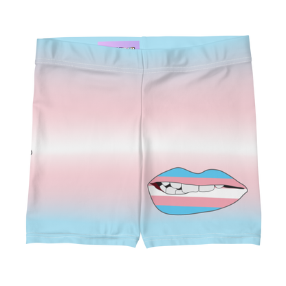 Trans Pride Biting Lips Shorts