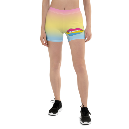 Pan Pride Biting Lips Shorts