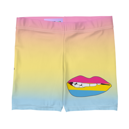 Pan Pride Biting Lips Shorts