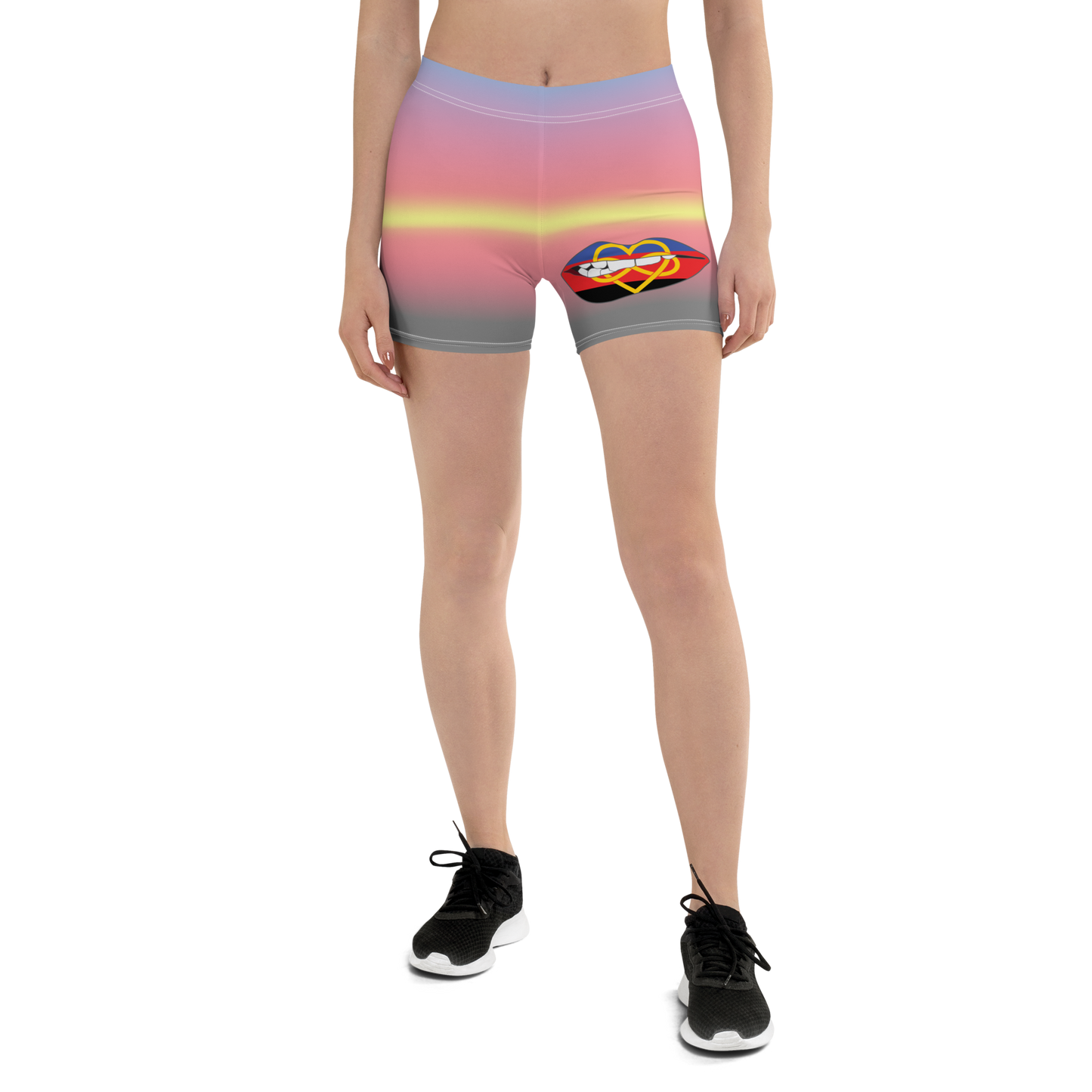 Poly Pride Biting Lips Shorts