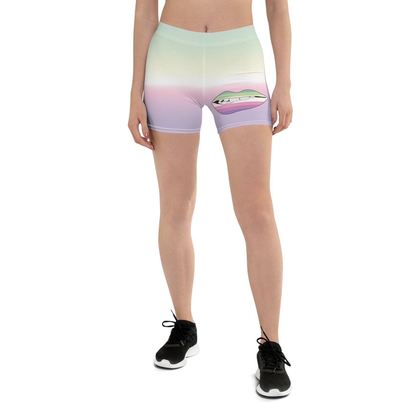 Genderfae Pride Biting Lips Shorts