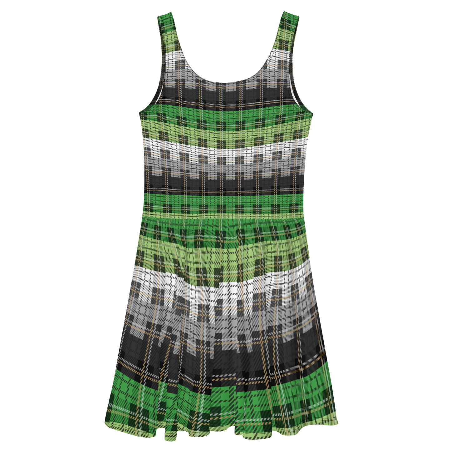 Aro Plaid Skater Dress