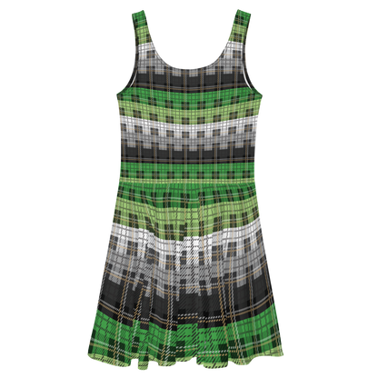 Aro Plaid Skater Dress