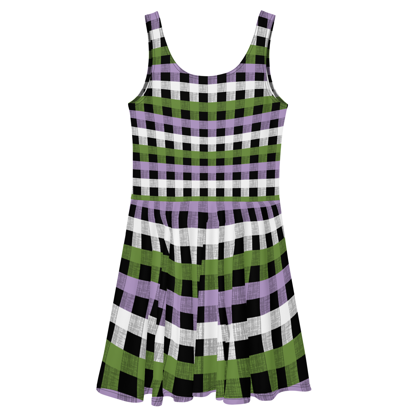 Genderqueer Flannel Skater Dress