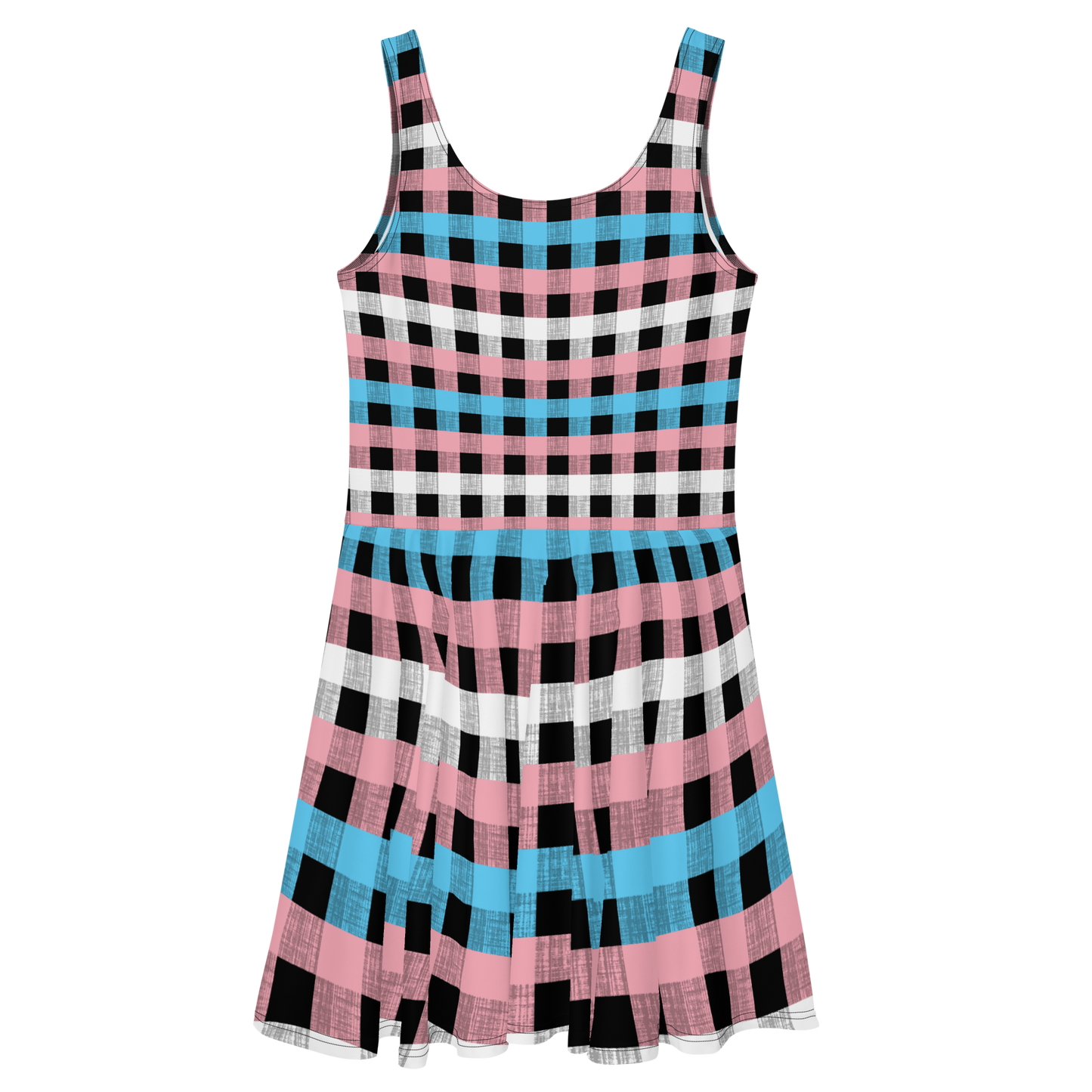 Trans Flannel Skater Dress