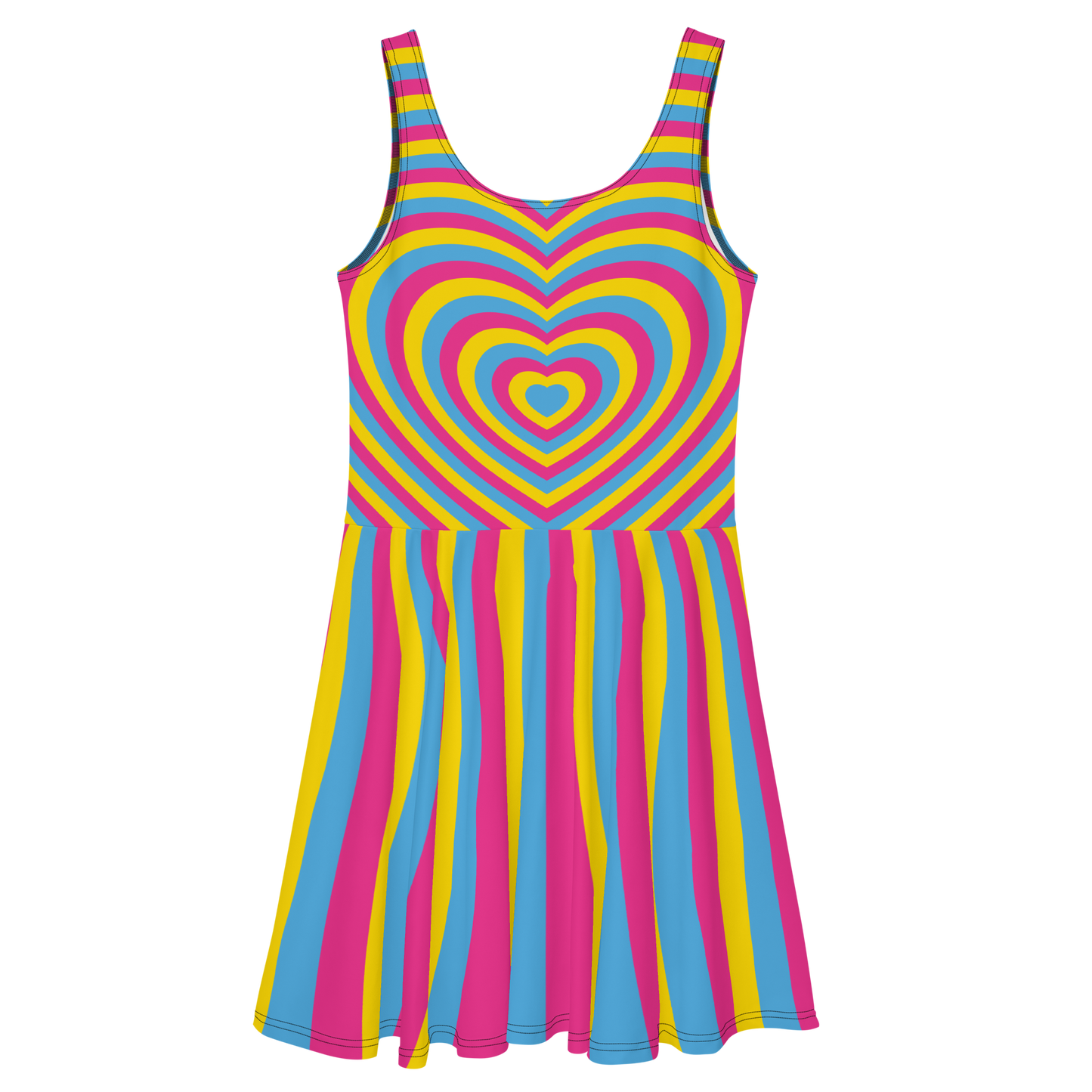 Pan Hearts Skater Dress