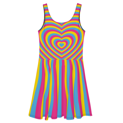 Pan Hearts Skater Dress