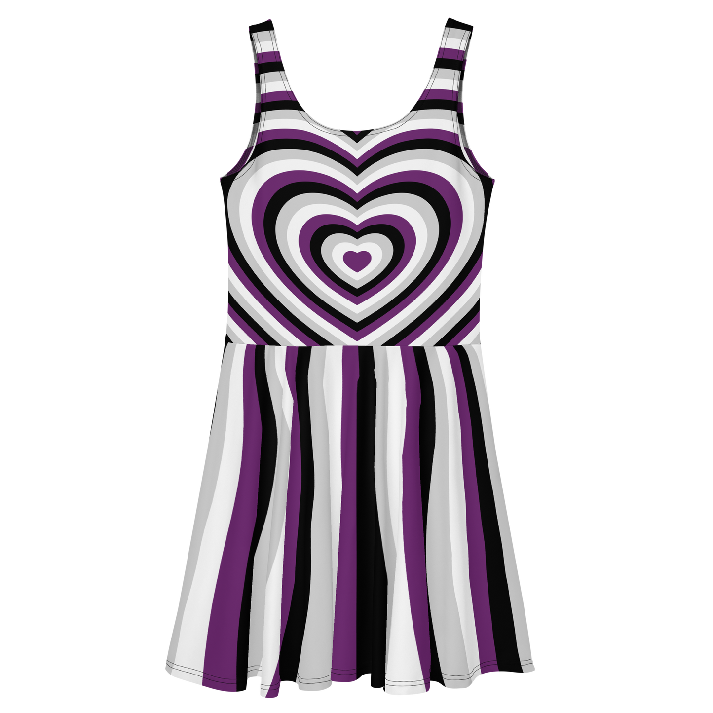 Ace Hearts Skater Dress