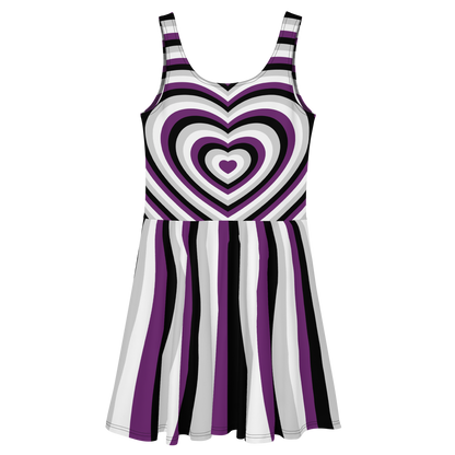 Ace Hearts Skater Dress