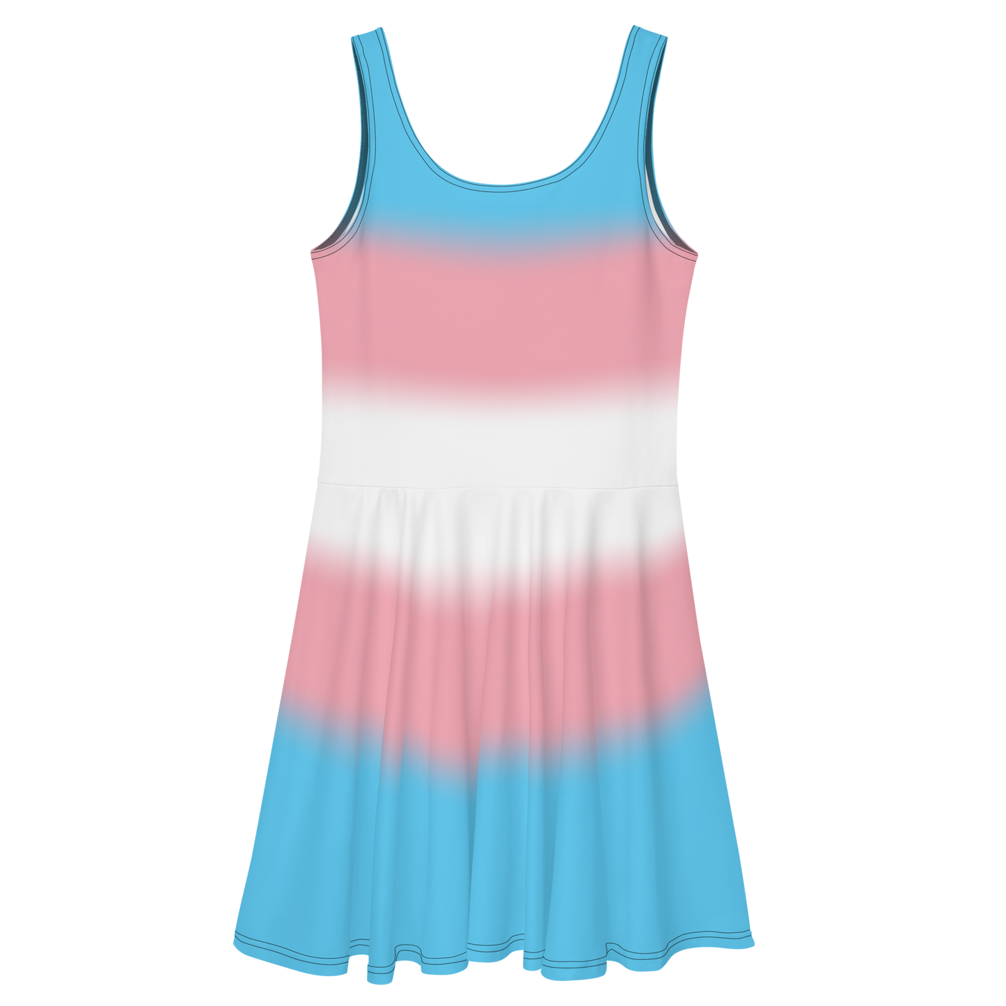 Trans Pride Gradient Skater Dress