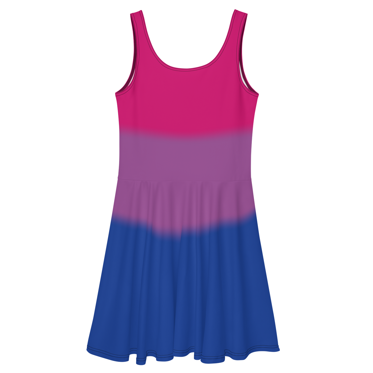 Bi Pride Gradient Skater Dress