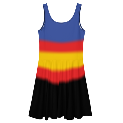 Poly Pride Gradient Skater Dress