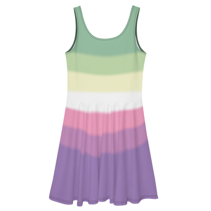 Genderfae Pride Gradient Skater Dress