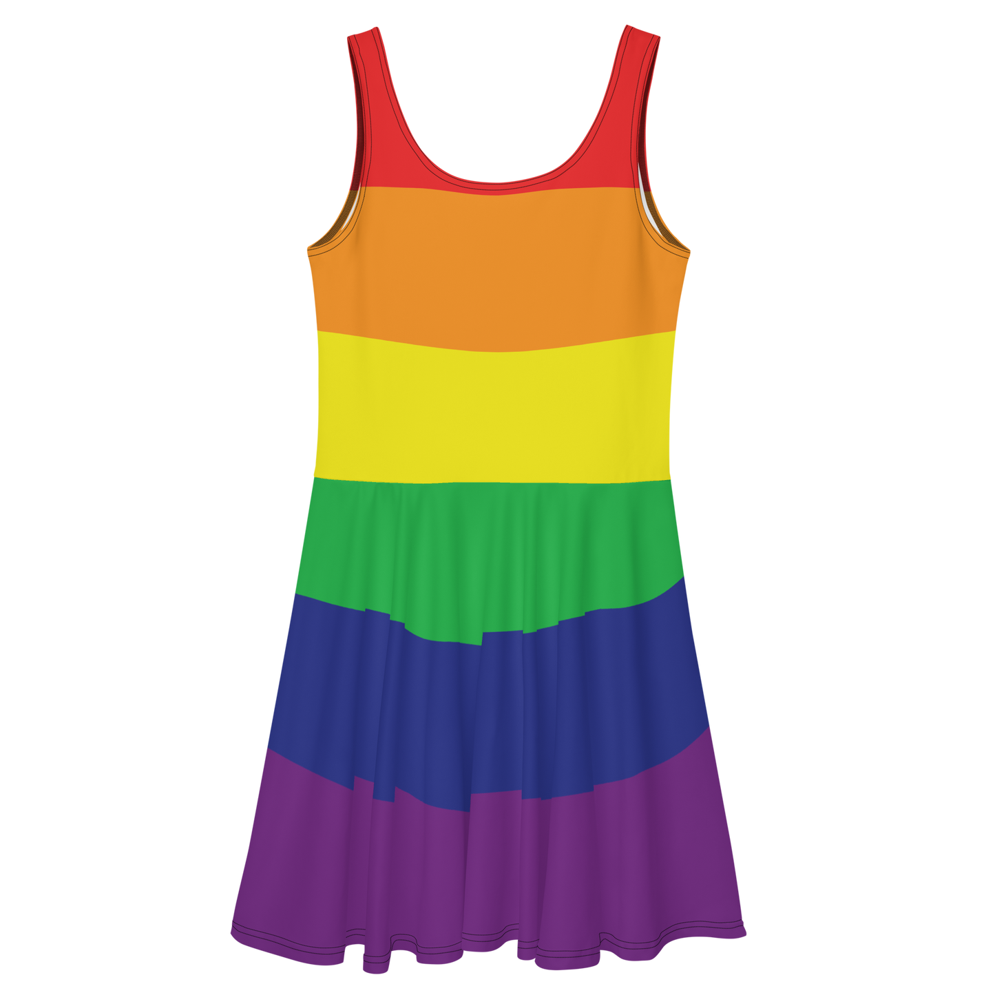 Rainbow Pride Flag Skater Dress