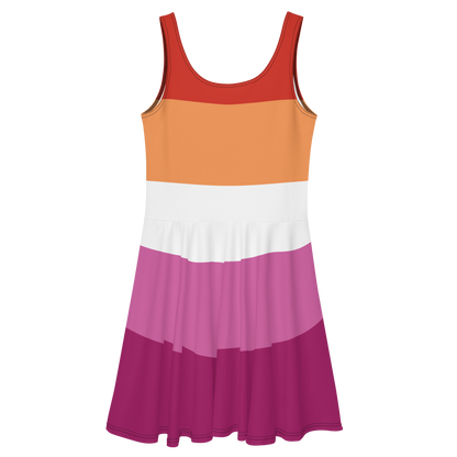 Lesbian Pride Flag Skater Dress