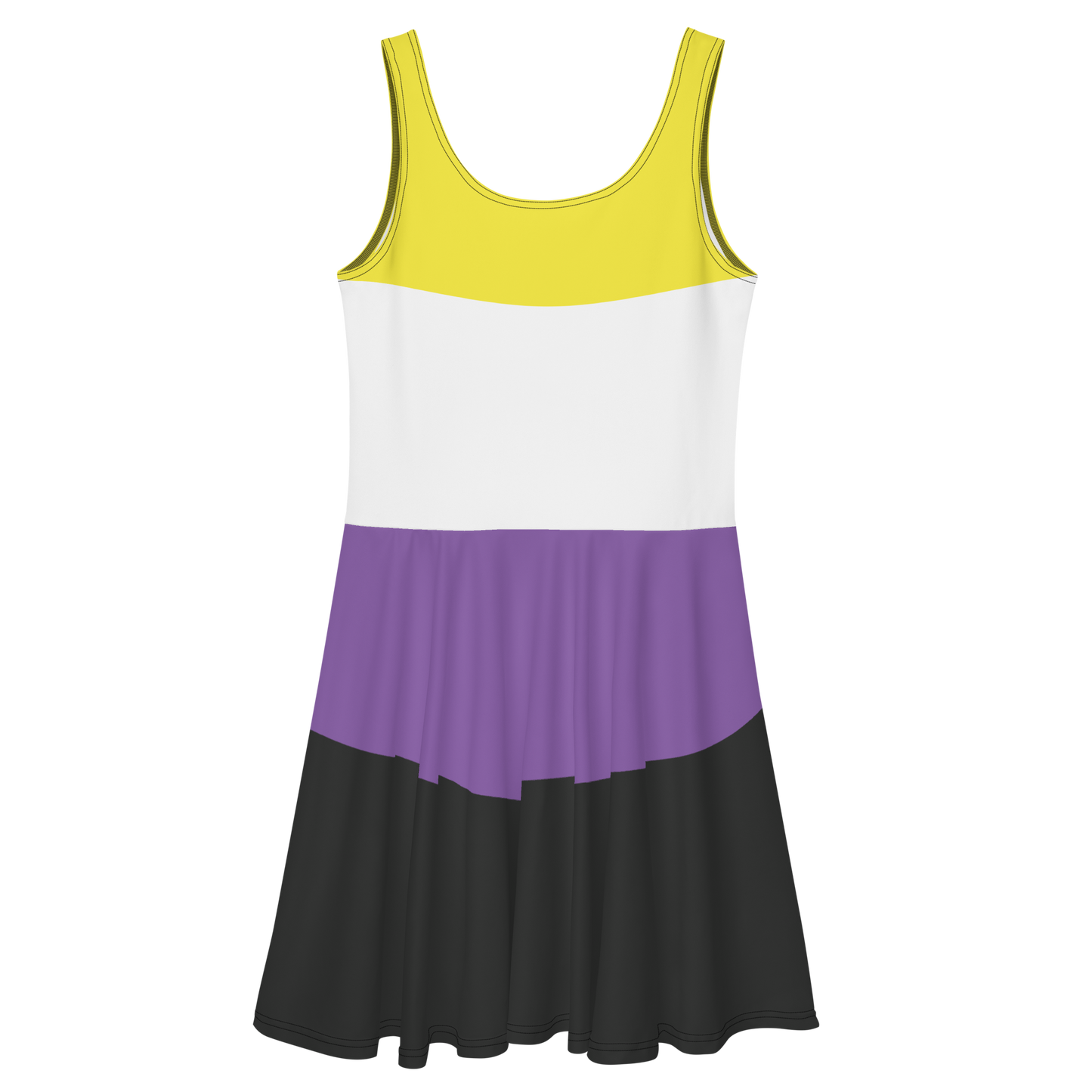 Enby Pride Flag Skater Dress