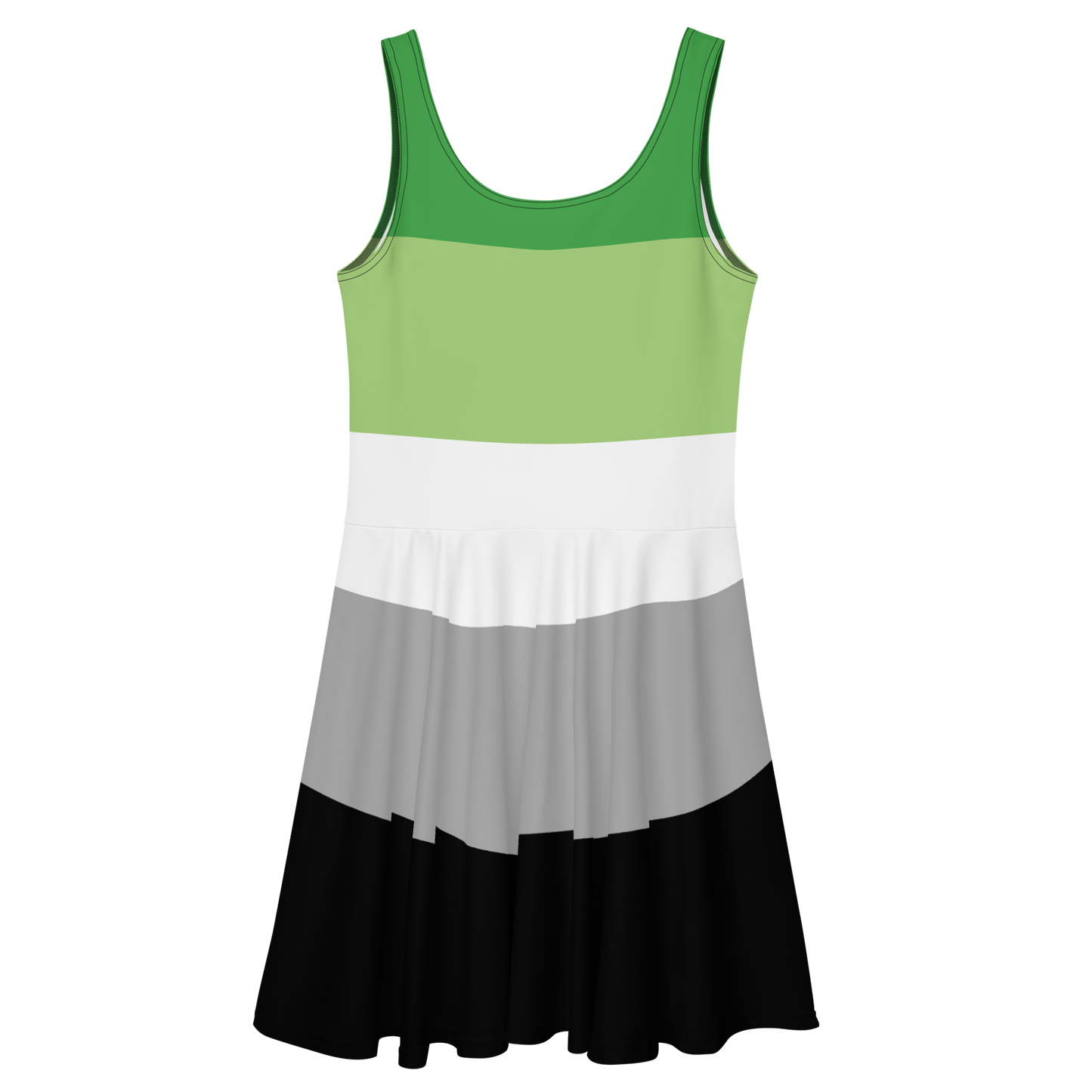 Aro Pride Flag Skater Dress