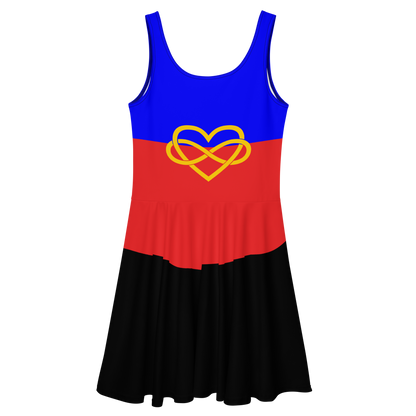 Poly Pride Flag Skater Dress