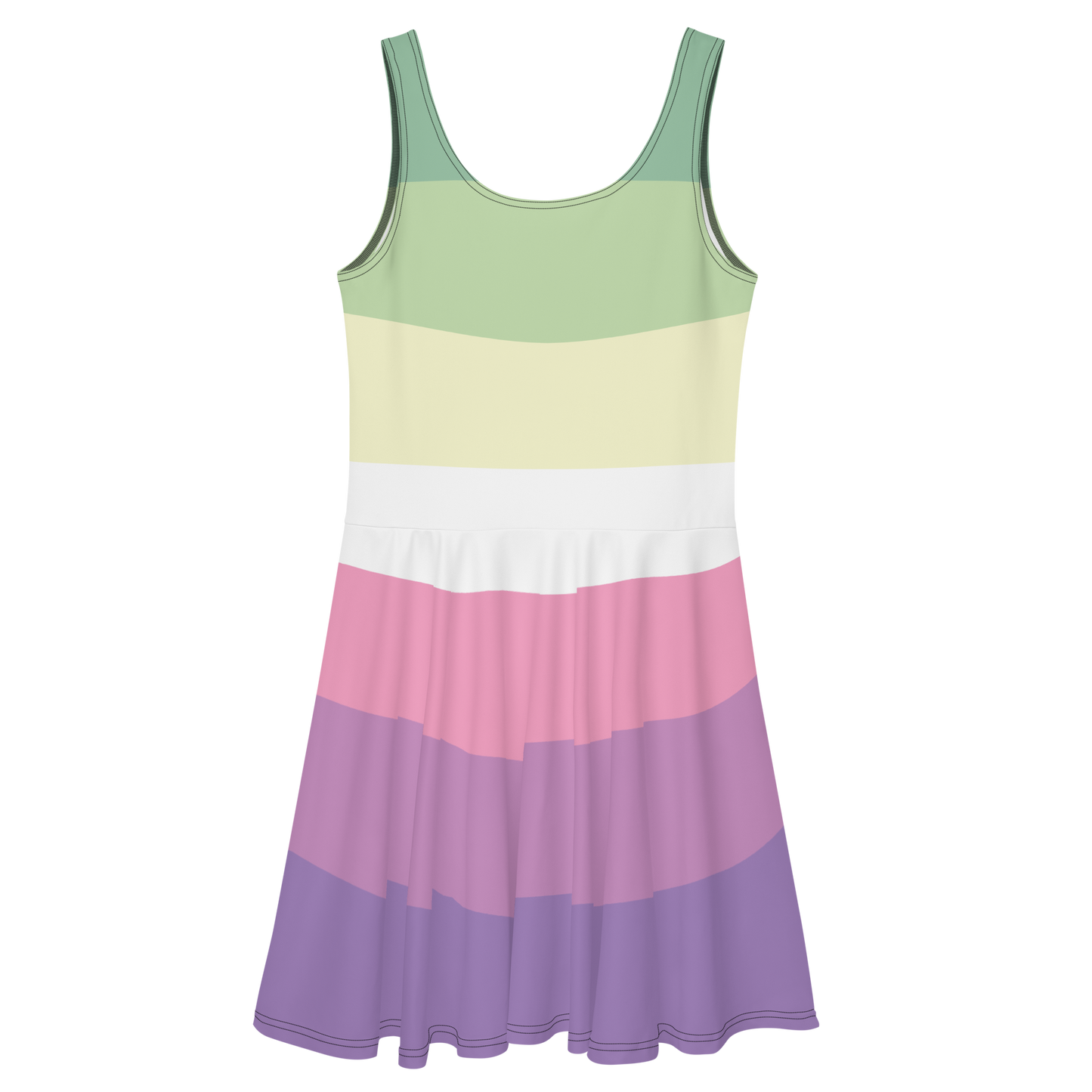 Genderfae Pride Flag Skater Dress