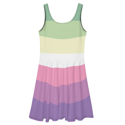 Genderfae Pride Flag Skater Dress