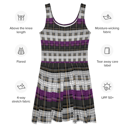 Ace Plaid Skater Dress