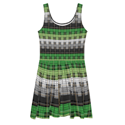 Aro Plaid Skater Dress