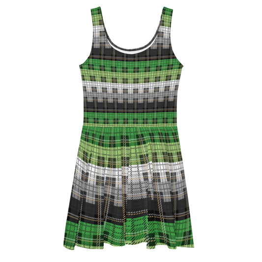 Aro Plaid Skater Dress