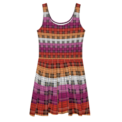 Lesbian Plaid Skater Dress