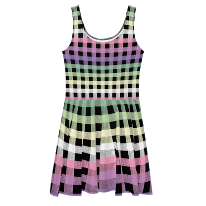 Genderfae Flannel Skater Dress