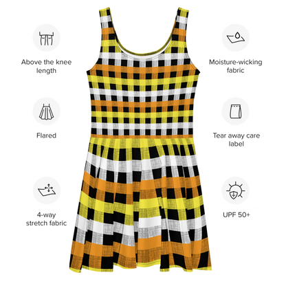 Maverique Flannel Skater Dress