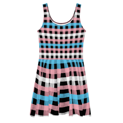 Trans Flannel Skater Dress