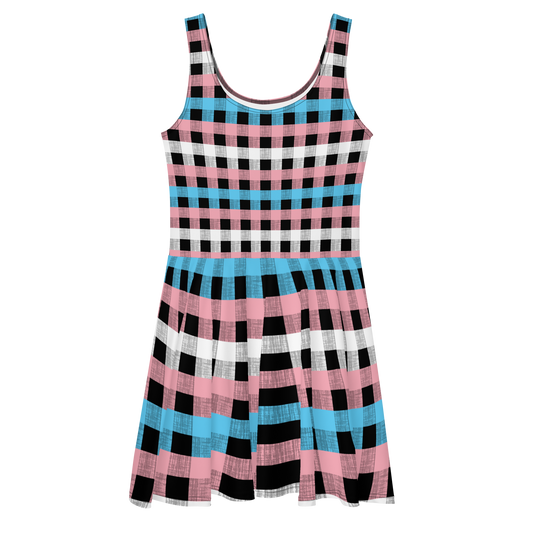 Trans Flannel Skater Dress