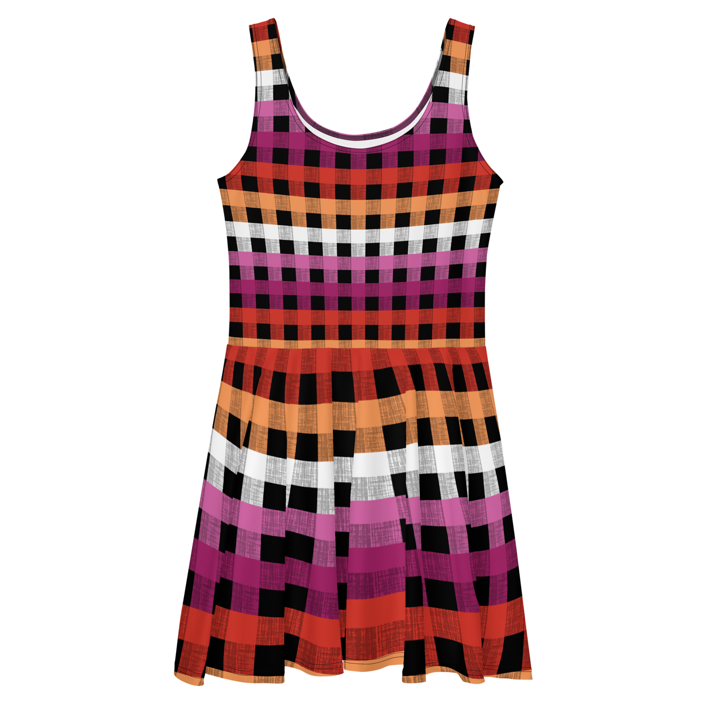 Lesbian Flannel Skater Dress