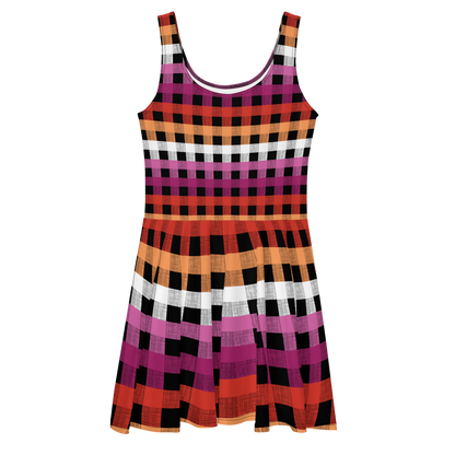 Lesbian Flannel Skater Dress