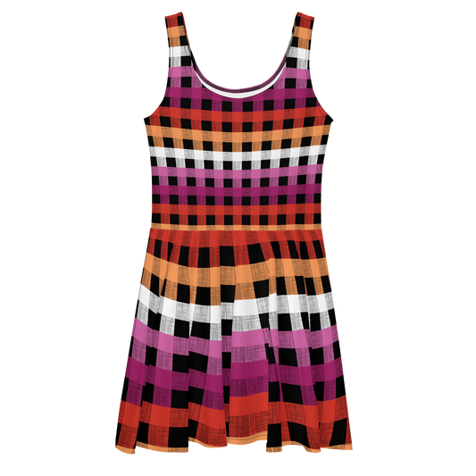 Lesbian Flannel Skater Dress