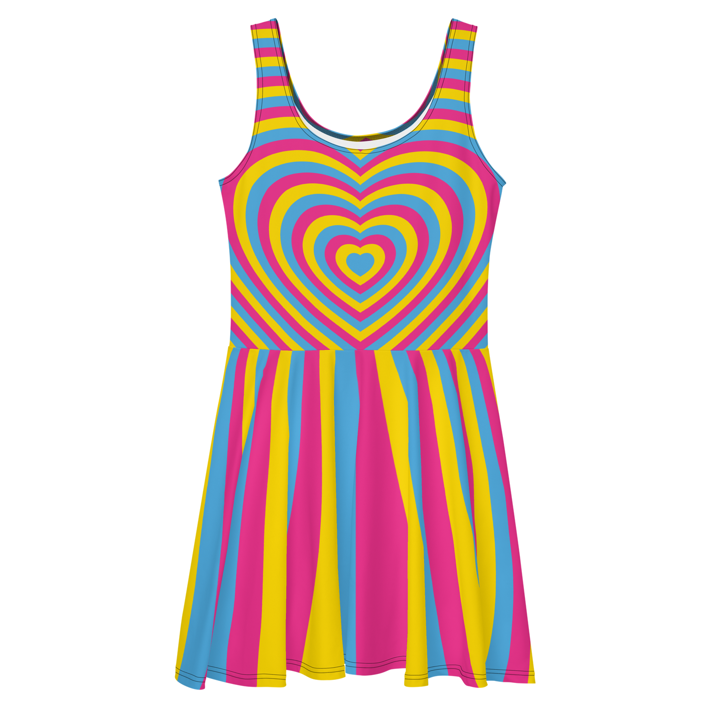 Pan Hearts Skater Dress