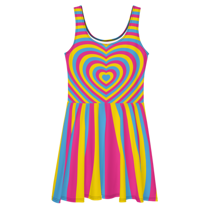 Pan Hearts Skater Dress