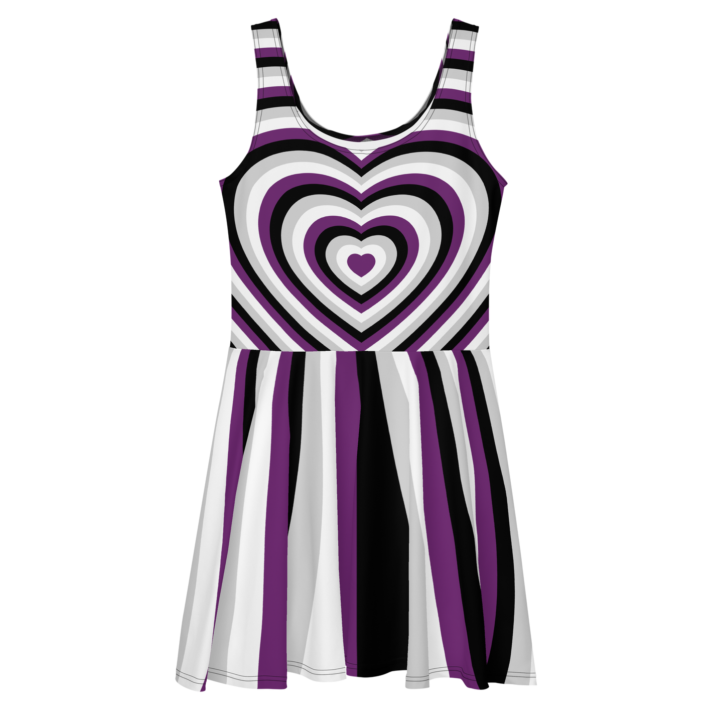 Ace Hearts Skater Dress