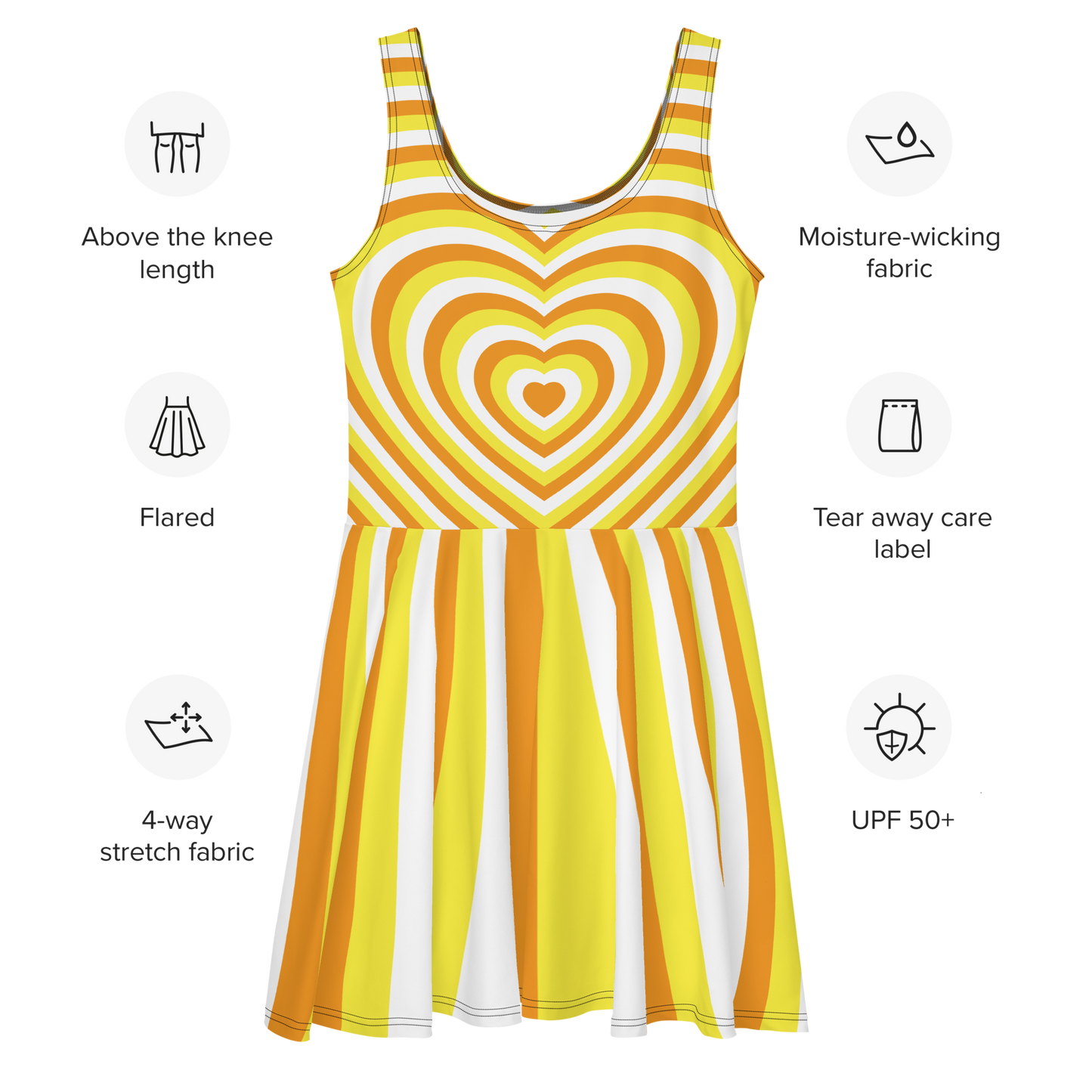 Maverique Hearts Skater Dress