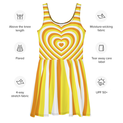 Maverique Hearts Skater Dress