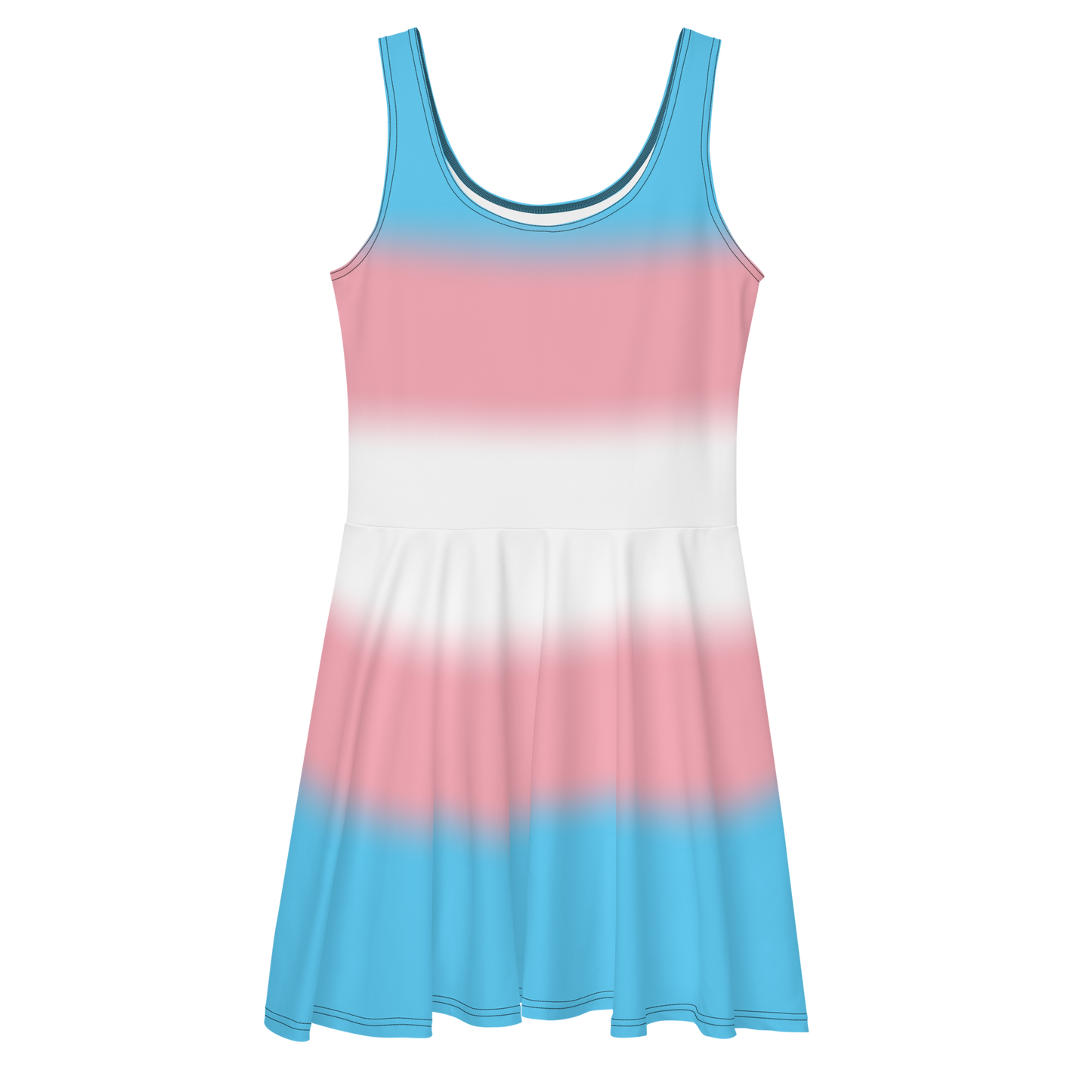 Trans Pride Gradient Skater Dress