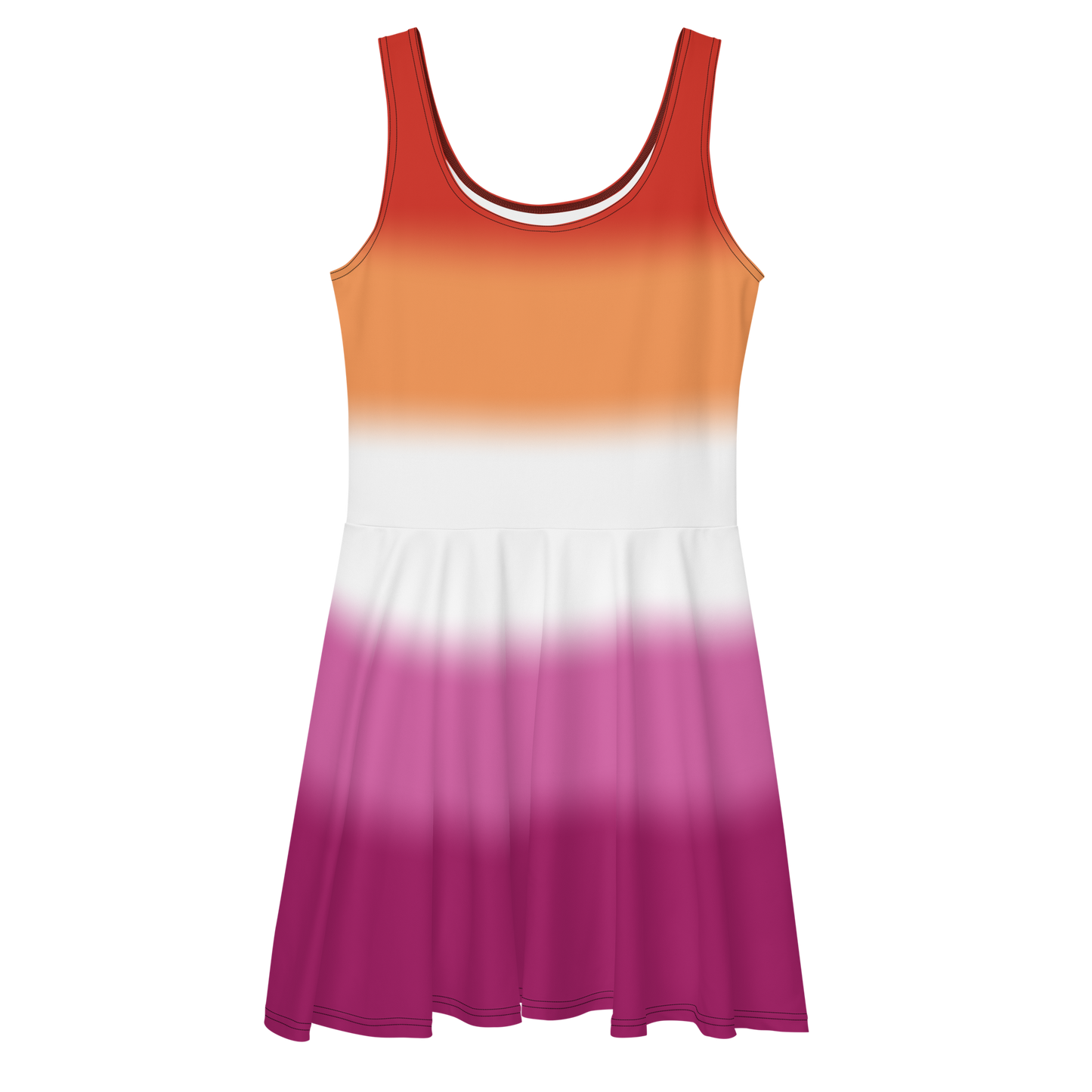 Lesbian Pride Gradient Skater Dress