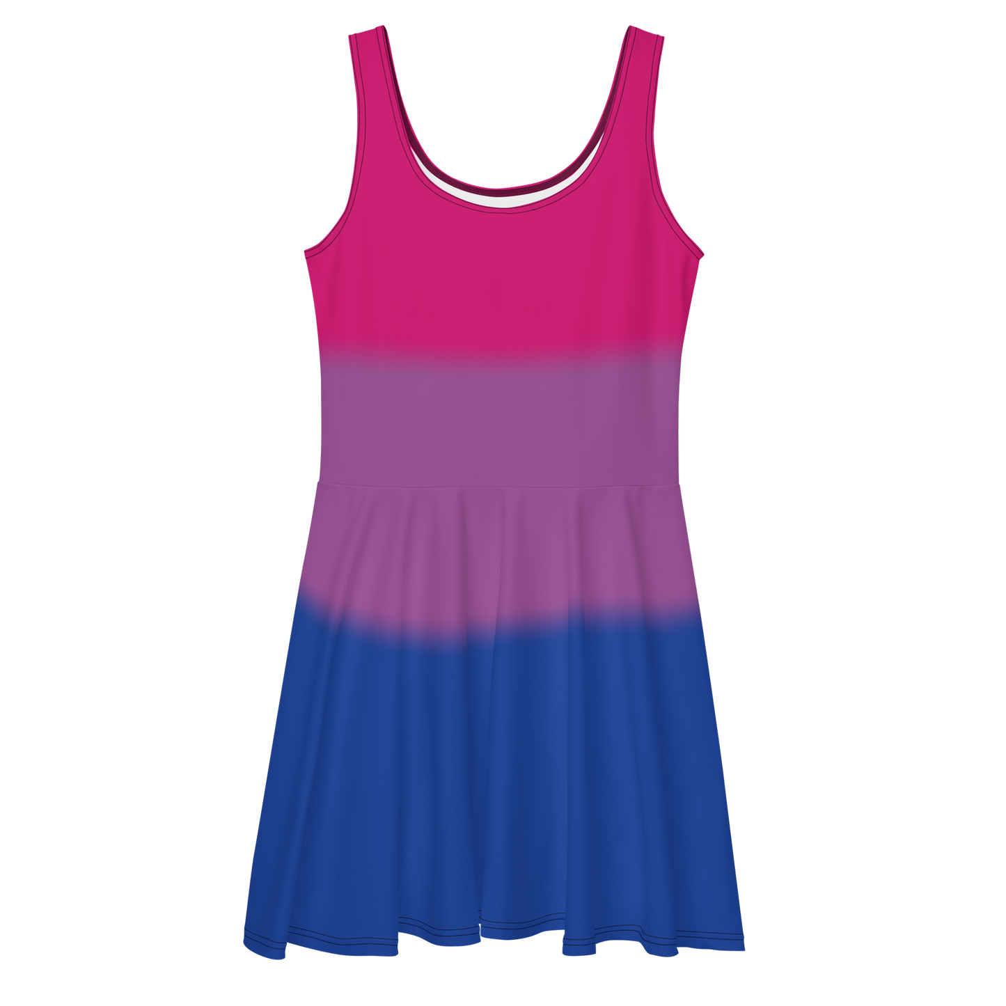 Bi Pride Gradient Skater Dress