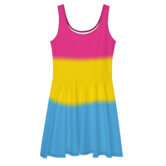 Pan Pride Gradient Skater Dress