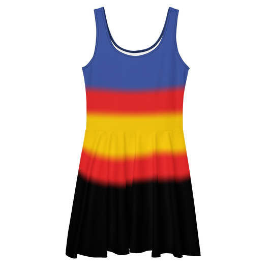 Poly Pride Gradient Skater Dress