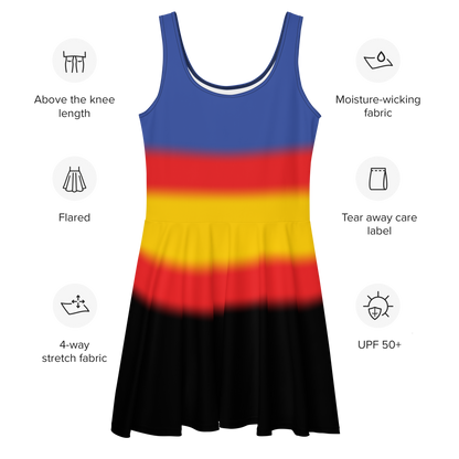 Poly Pride Gradient Skater Dress