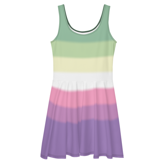 Genderfae Pride Gradient Skater Dress