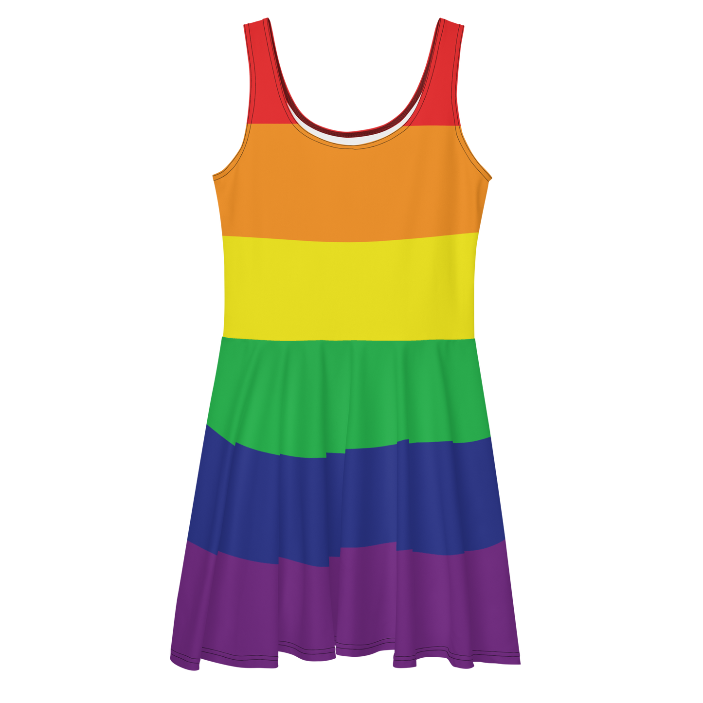 Rainbow Pride Flag Skater Dress