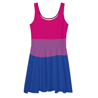 Bi Pride Flag Skater Dress