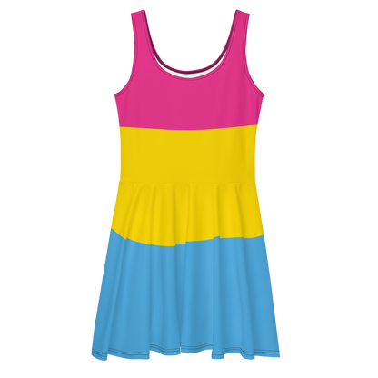 Pan Pride Flag Skater Dress